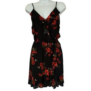 🎉Bundle 3/$10 Ambiance Floral Faux Wrap Summer Dress Size M